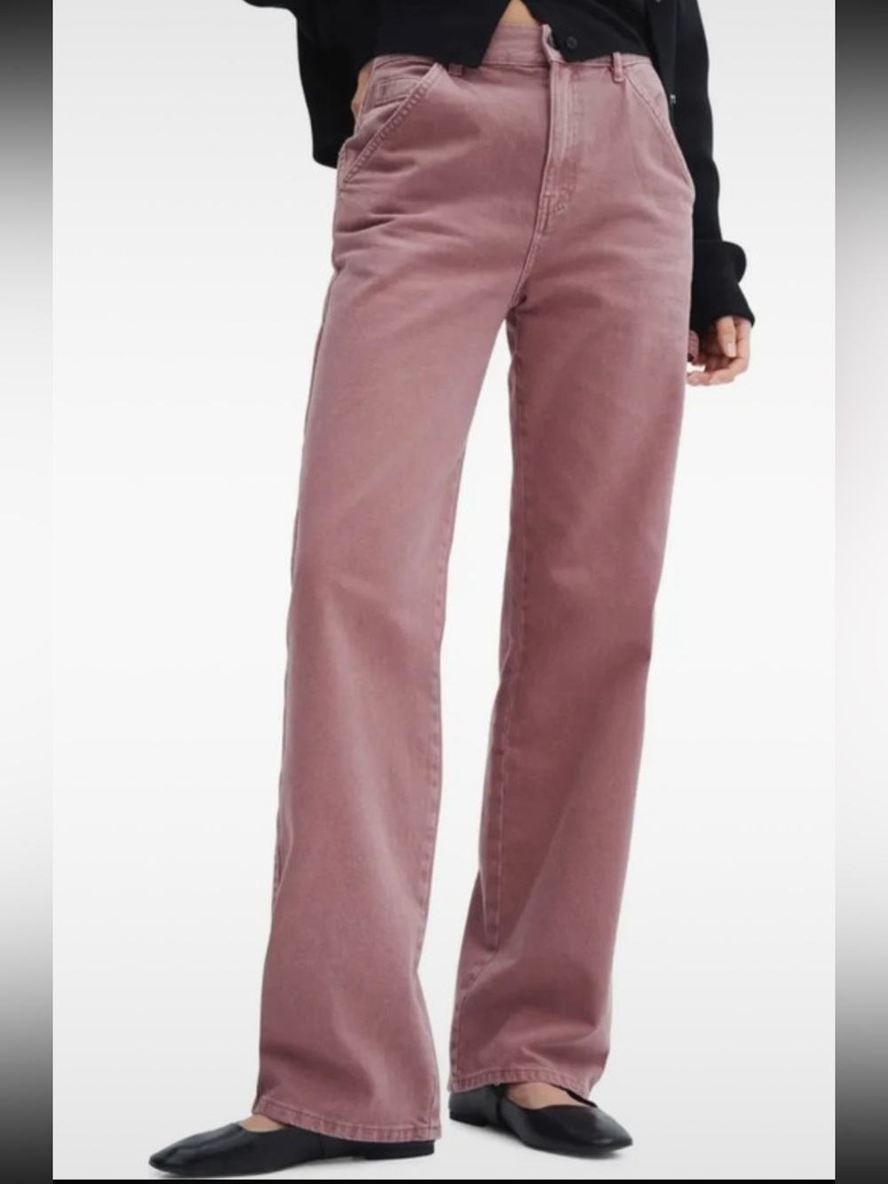 Mango Straight Leg Carpenter Jeans Size 1